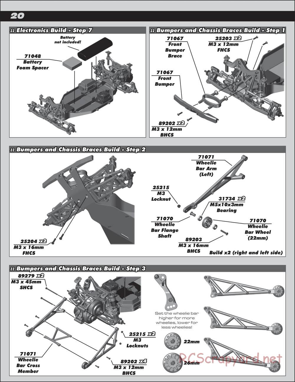 Team Associated - DR10 Drag Race Car - Manual - Page 20